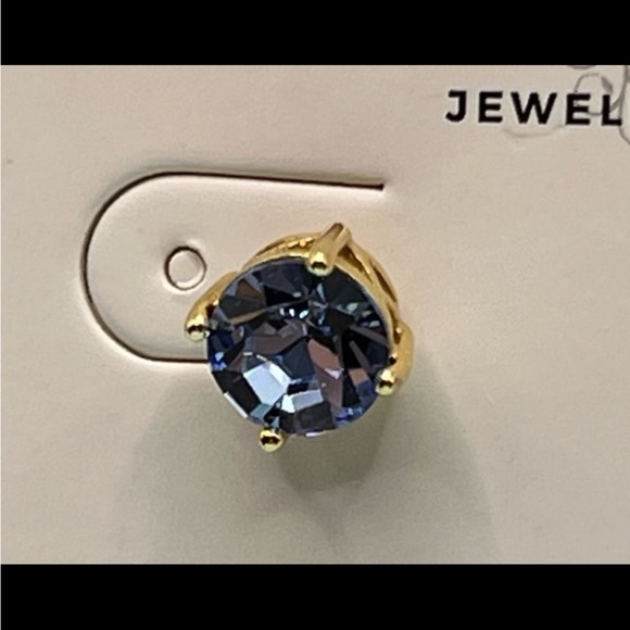 Impression Studs - Blue - with gold base by Park Lane - Picture 3 of 8